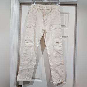 Hudson Jeans Off-White Cargo Pants
